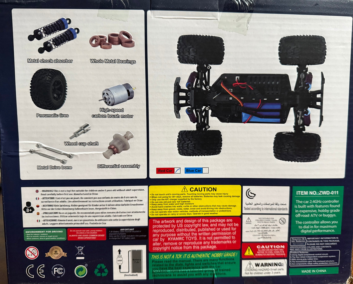 1:16 4X4 All Terrains RC Monster Truck