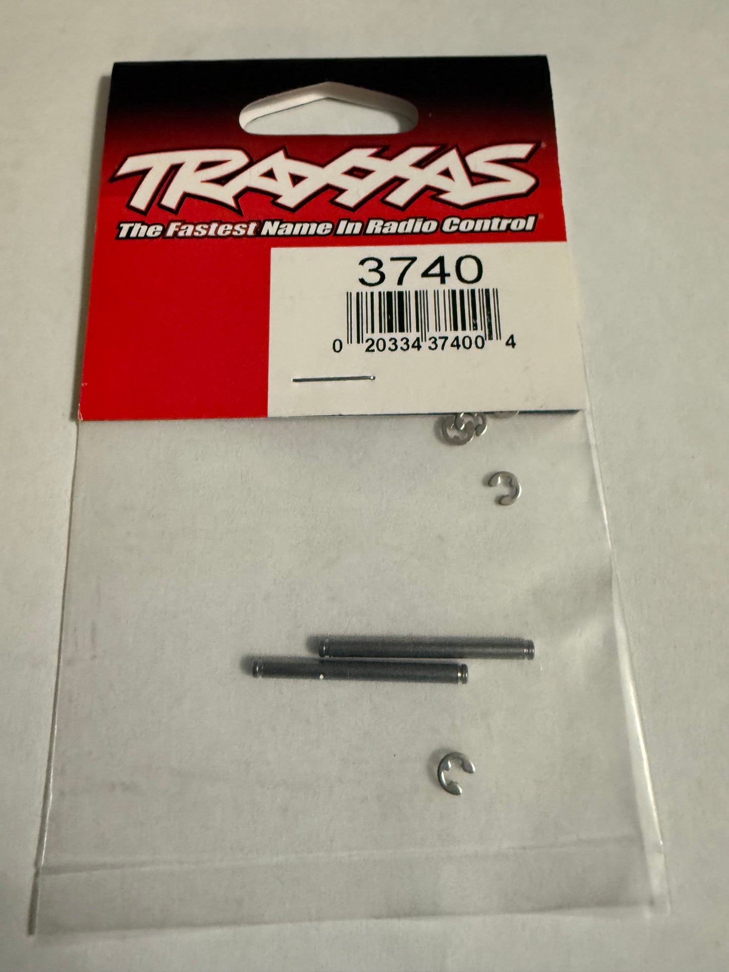 Traxxas 3740  Suspension pins, 2.5x31.5mm (king pins) w/ E-clips (2) (strengthens caster blocks)