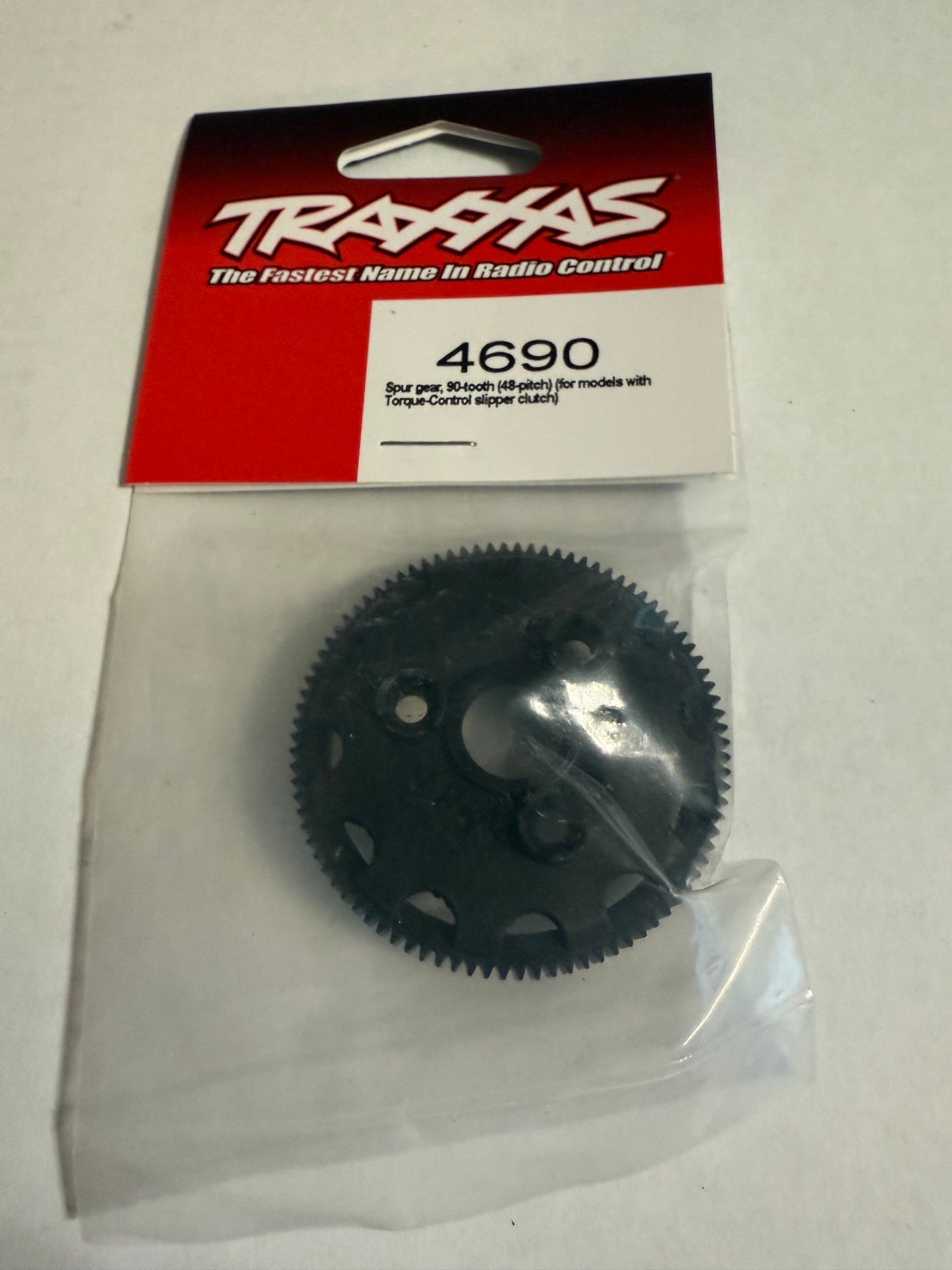 Traxxas 4690 Spur gear, 90-tooth (48-pitch) (for models with Torque-Control slipper clutch)