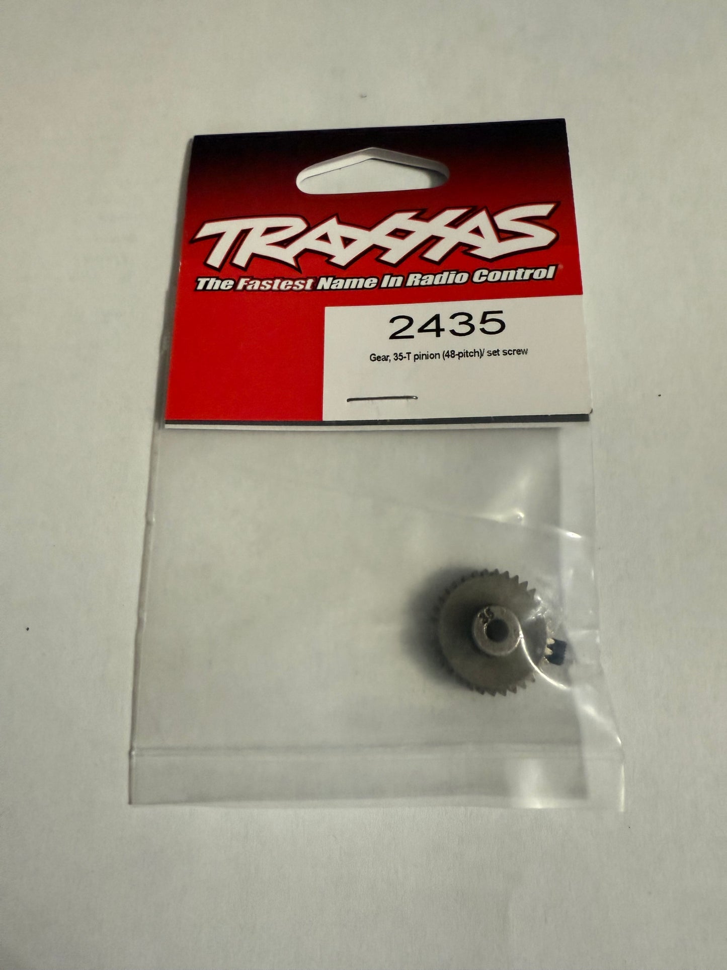 Traxxas 2435  Gear, 35-T pinion (48-pitch) (fits 3mm shaft)/ set screw