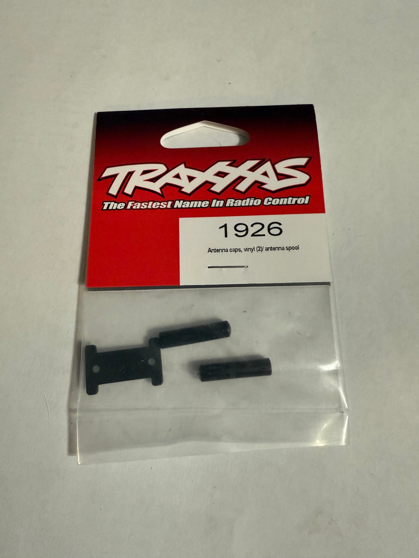 Traxxas 1926 Antenna caps, vinyl (2)/ antenna spool