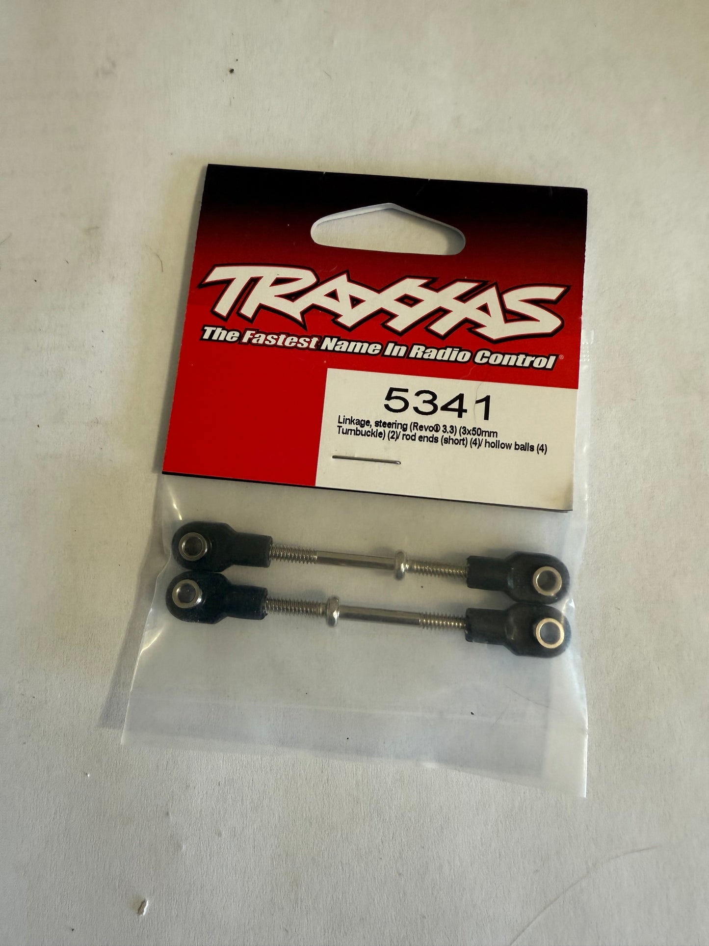 Traxxas 5341 Linkage, steering (Revo® 3.3) (3x50mm Turnbuckle) (2)/ rod ends (short) (4)/ hollow balls (4)