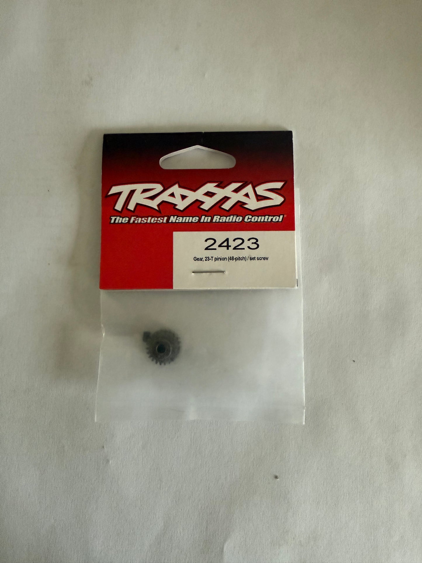 Traxxas 2423 Gear, 23-T pinion (48-pitch) (fits 3mm shaft)/ set screw