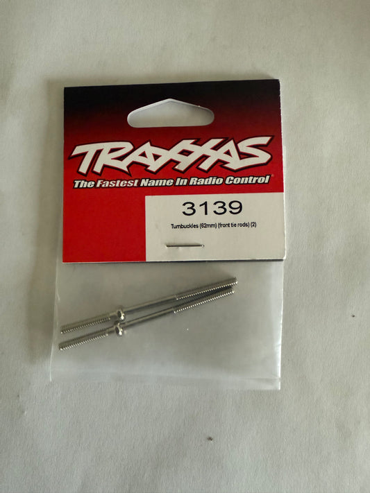 Traxxas 3139 Turnbuckles (62mm) (front tie rods) (2)