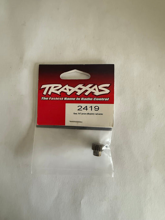 Traxxas 2419 Gear, 19-T pinion (48-pitch) / set screw