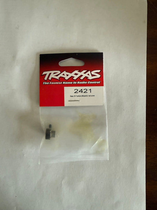 Traxxas 2421 Gear, 21-T pinion (48-pitch) / set screw